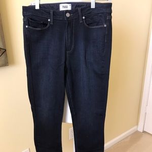 Paige Hoxton Ankle Jeans Dark Wash Size 31